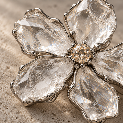 Mineral Bloom jewelry craftsmanship detail