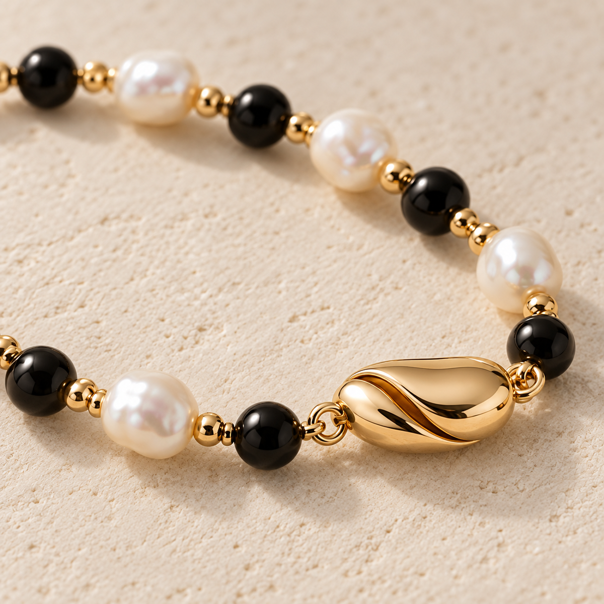 Binary Pearl jewelry craftsmanship detail